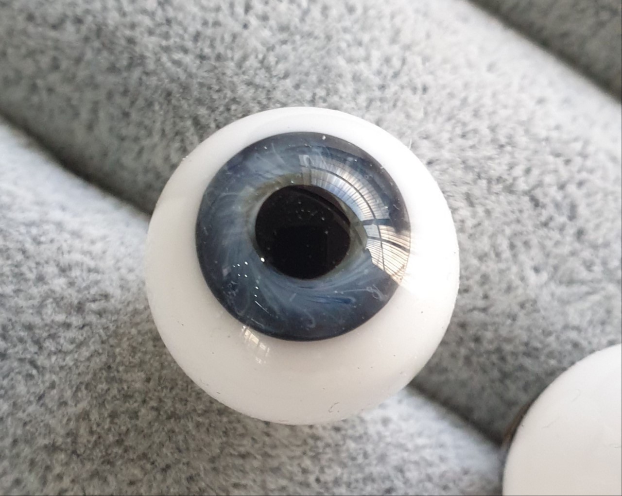 Ojos cristal. 20mm. Color azul intenso claro. Iris - Bebes