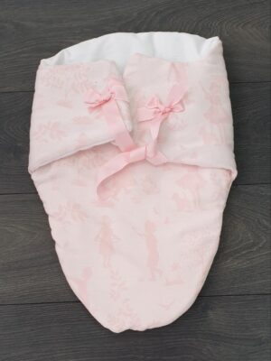 Saco exposición bebé rosa
