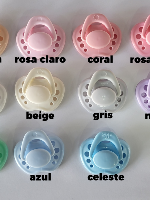 Chupete GRANDE SWEETHEART kit MAYOR 18" MALVA con imán