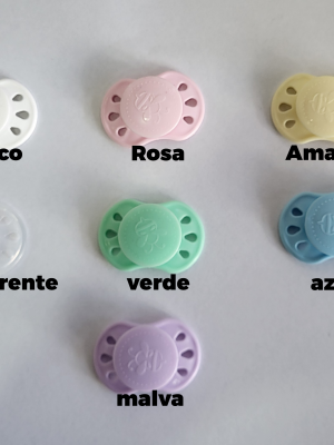 Chupete mediano kit 14"-18" ROSA con imán