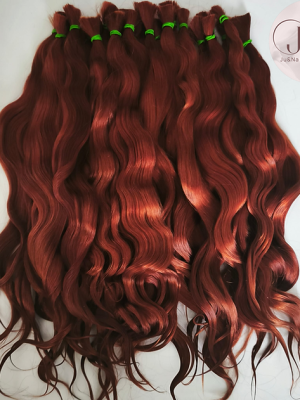 Mohair rizado JU&NA Cooper red 10gr.